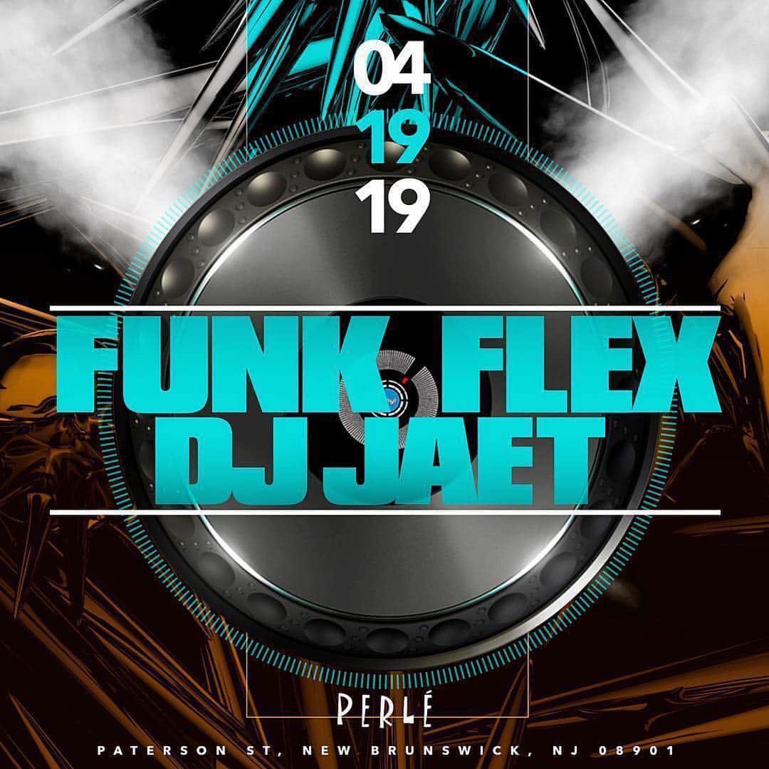 ファンクマスター・フレックスのインスタグラム：「@funkflex x @djjaet x @litdigitaldjs @djjaet good looking on the booking!」