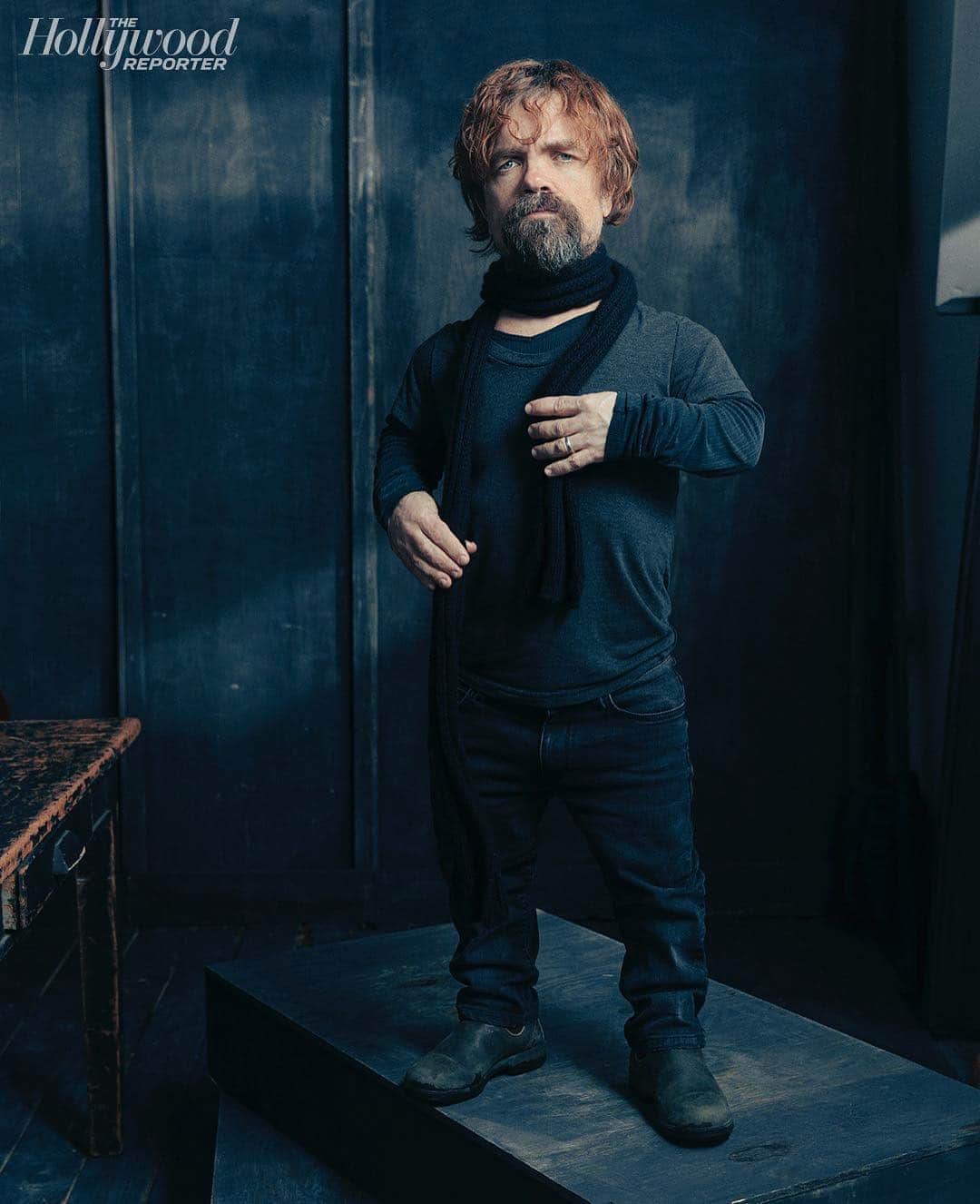 ピーター・ディンクレイジのインスタグラム：「Peter Dinklage for the Hollywood Reporter 🔥」