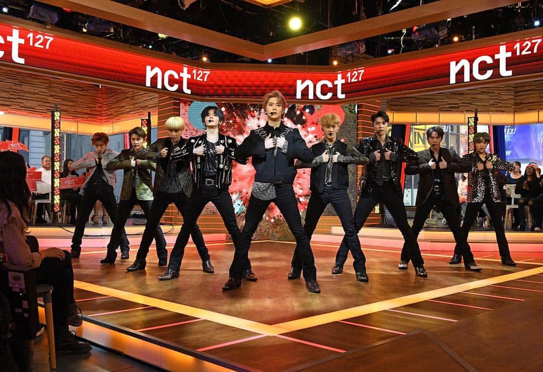 NCT 127さんのインスタグラム写真 - (NCT 127Instagram)「#NCTzen! 💚 We are so happy to share our first performance of〖SUPERHUMAN〗on @goodmorningamerica with you! Link in stories!  #WE_ARE_SUPERHUMAN #NCT127_SUPERHUMAN #NCT127 #SUPERHUMAN #NCT127onGMA」4月19日 5時31分 - nct127