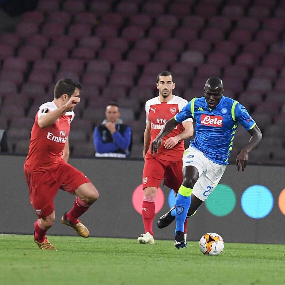 SSCナポリさんのインスタグラム写真 - (SSCナポリInstagram)「‪📌 Partita finita‬ ‪⚽️ #NapoliArsenal 0-1‬ ‪🏆 @EuropaLeague ‬ ‪💙 #ForzaNapoliSempre‬」4月19日 5時55分 - officialsscnapoli