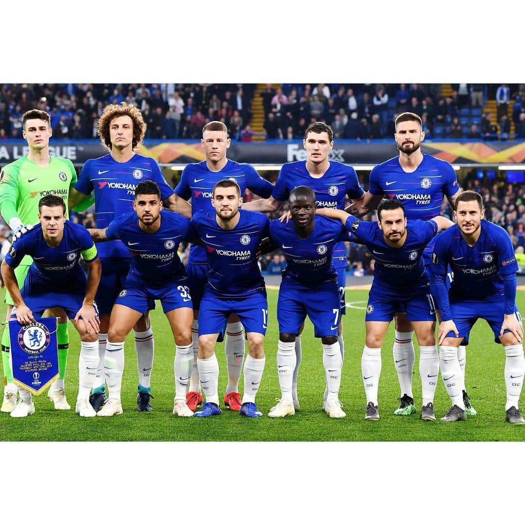 エデン・アザールさんのインスタグラム写真 - (エデン・アザールInstagram)「Onto the semis! Well done guys 💪🏼 #CFC  Direction les demis! Bon travail les gars 👏🏼 #chelseafc」4月19日 6時21分 - hazardeden_10