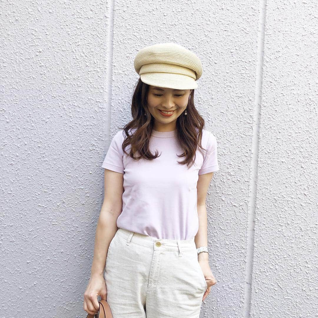 manamisotayutaさんのインスタグラム写真 - (manamisotayutaInstagram)「#コーデ ❤︎ #上下ユニクロ部 💗 @uniqlo  #リネンブレンドコート  XL #リネンコットンテーパードパンツ  M 展示会で見て一目惚れしたもの♡  インナーのTシャツは #クルーネックt  M このピンク好き💗 ＊ ＊ cordinate cap @joliechambre  @joint_space  から❤︎❤︎ #joliechambre ブレード ストロー キャスケット  品番/yjc921-0137 ・ ・ bag #loewe ・ shoes @randa_pic ＊ ＊ #UniqloU#uniqloginza2019ss  #ユニジョ#ユニクロコーデ#uniqlo #ママコーデ#オトナ女子#大人女子コーデ  #プチプラコーデ#春コーデ#locari#カジュアルコーデ #リネン #プチプラ#mamagirl #ponte_fashion #ルーファ #mineby3mootd#キャスケット #js_fashion #jolie_fashion」4月19日 7時38分 - manamisotayuta