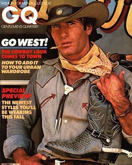GQさんのインスタグラム写真 - (GQInstagram)「Yeehaw.🐎🐎 #VintageGQ #tbt (August 1979 issue of GQ)」4月19日 8時58分 - gq