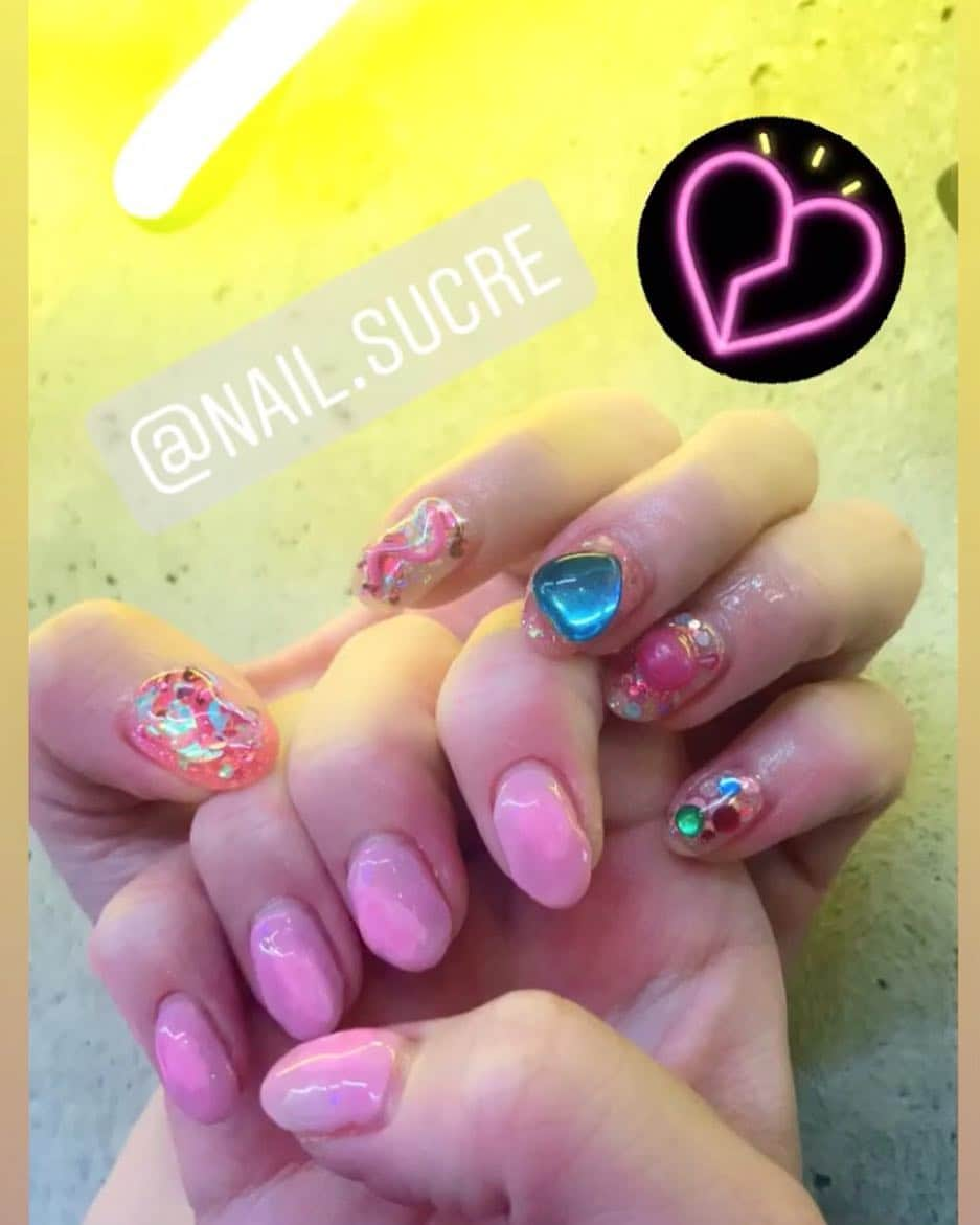 横井美穂さんのインスタグラム写真 - (横井美穂Instagram)「🅿️🅿️🅿️💟 @nail.sucre  @yoppi.sucre  #nail  #newnail #sucrenail」4月19日 8時59分 - miho__yokoi