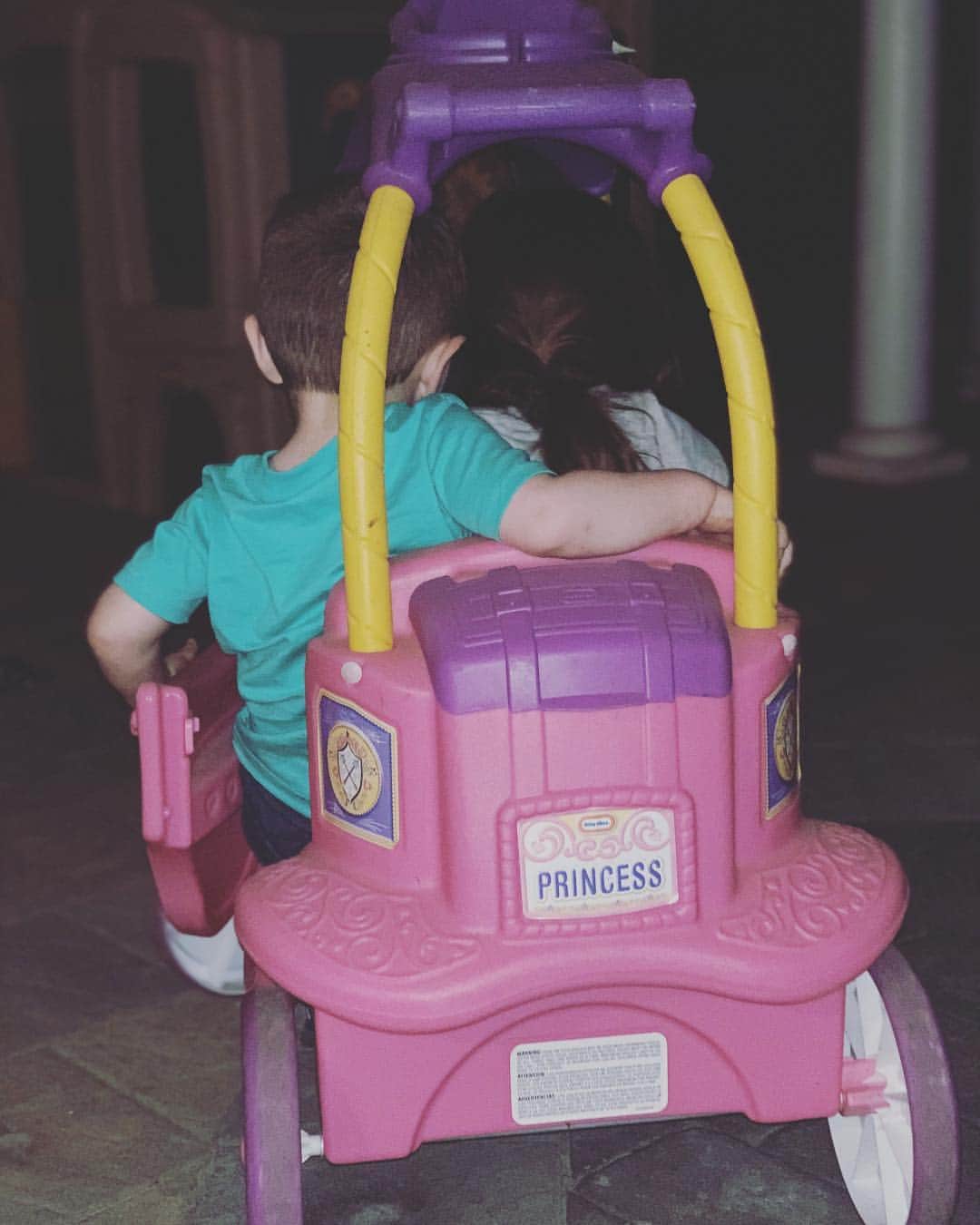 ジェイワウさんのインスタグラム写真 - (ジェイワウInstagram)「Best friends taking over the world in a princess wagon」4月19日 9時15分 - jwoww