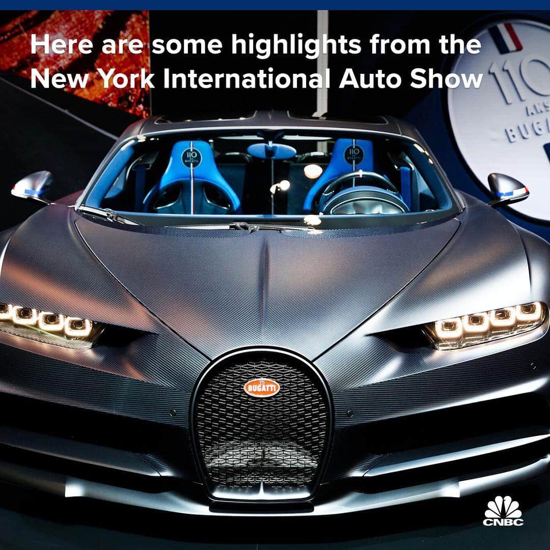 CNBCさんのインスタグラム写真 - (CNBCInstagram)「We were at the New York International Auto Show yesterday.⁣⠀ ⁣⠀ Swipe to see some of the Auto Show’s Luxury Performance Cars!⁣⠀ ⁣⠀ Pictured, respectively:⁣⠀ ⁣⠀ ▪️110 Ans Bugatti⁣⠀ ⁣⠀ ▪️2020 Cadillac CT5⁣⠀ ⁣⠀ ▪️2020 Audi R8 V10⁣⠀ ⁣⠀ ▪️2020 Ford Mustang⁣⠀ ⁣⠀ You can read about these luxury vehicles, at the link in bio.⁣⠀ ⁣⠀ *⁣⠀ *⁣⠀ *⁣⠀ *⁣⠀ *⁣⠀ *⁣⠀ *⁣⠀ *⁣⠀ ⁣⠀ #NYIAS #NYIAS19 #NewYork #AutoShow #Autos #Cars #Vehicles #EV #ElectricVehicles #Bugatti #Cadillac #Ford #Mustang #Audi #AudiR8⁣⠀」4月19日 9時45分 - cnbc