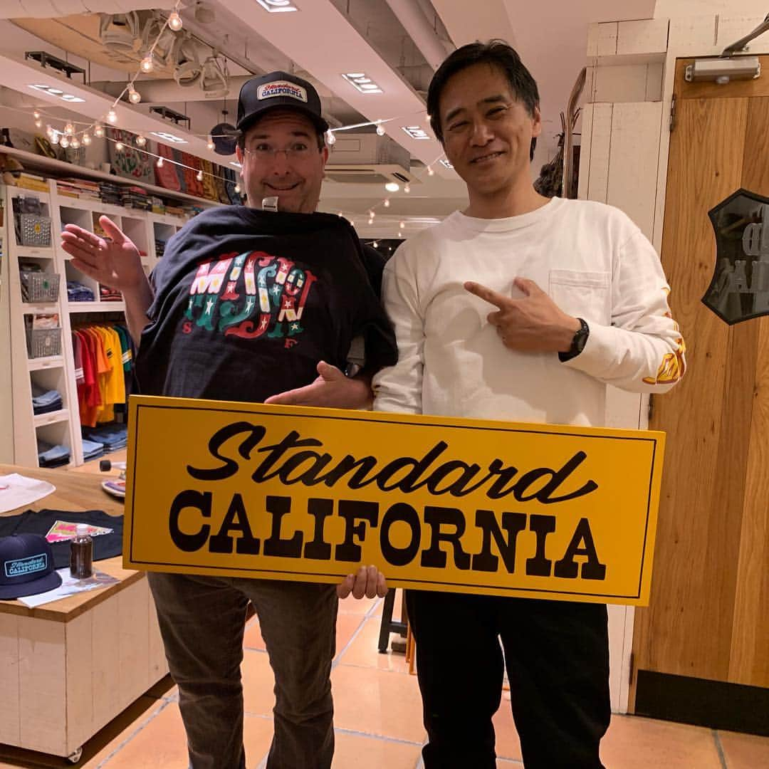 スタンダードカリフォルニアさんのインスタグラム写真 - (スタンダードカリフォルニアInstagram)「サンフランシスコ New Bohemia Signs ボスのデーモンさんご来店！」4月19日 21時26分 - standardcalifornia