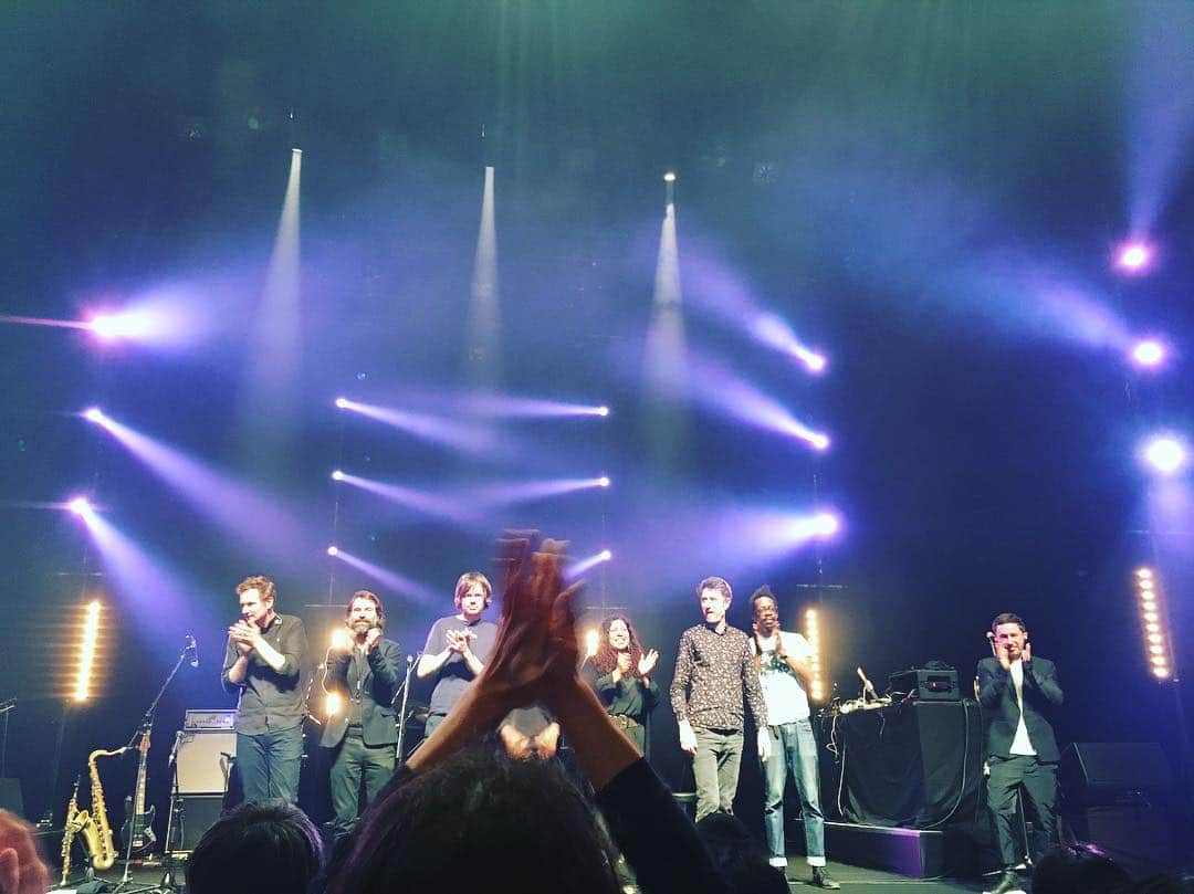 azumiのインスタグラム：「念願のシネマティックオーケストラ！セットリストがベスト盤！最高だったーーー！😭 #cinematicorchestra  #シネマティックオーケストラ」