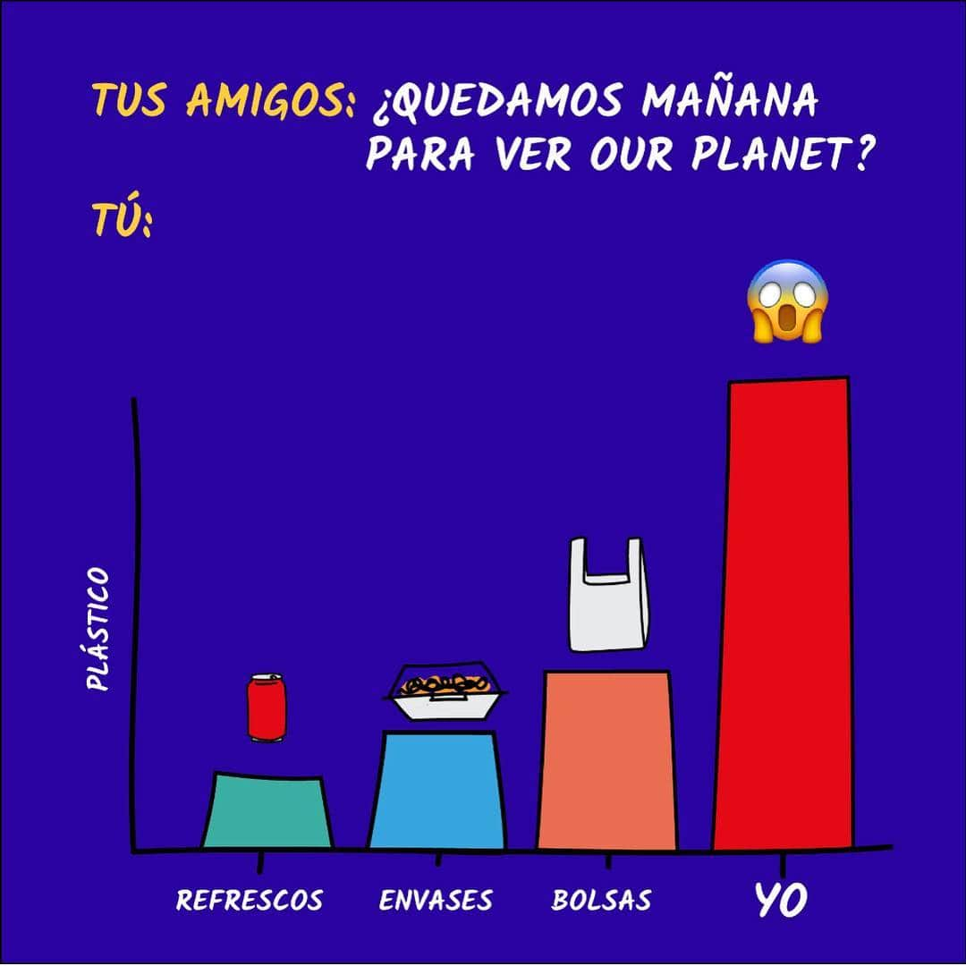 ペネロペ・クルスさんのインスタグラム写真 - (ペネロペ・クルスInstagram)「Can you meet your friends to watch Our Planet without using any plastic? #ourplanet @netflix #noplastic」4月19日 20時06分 - penelopecruzoficial