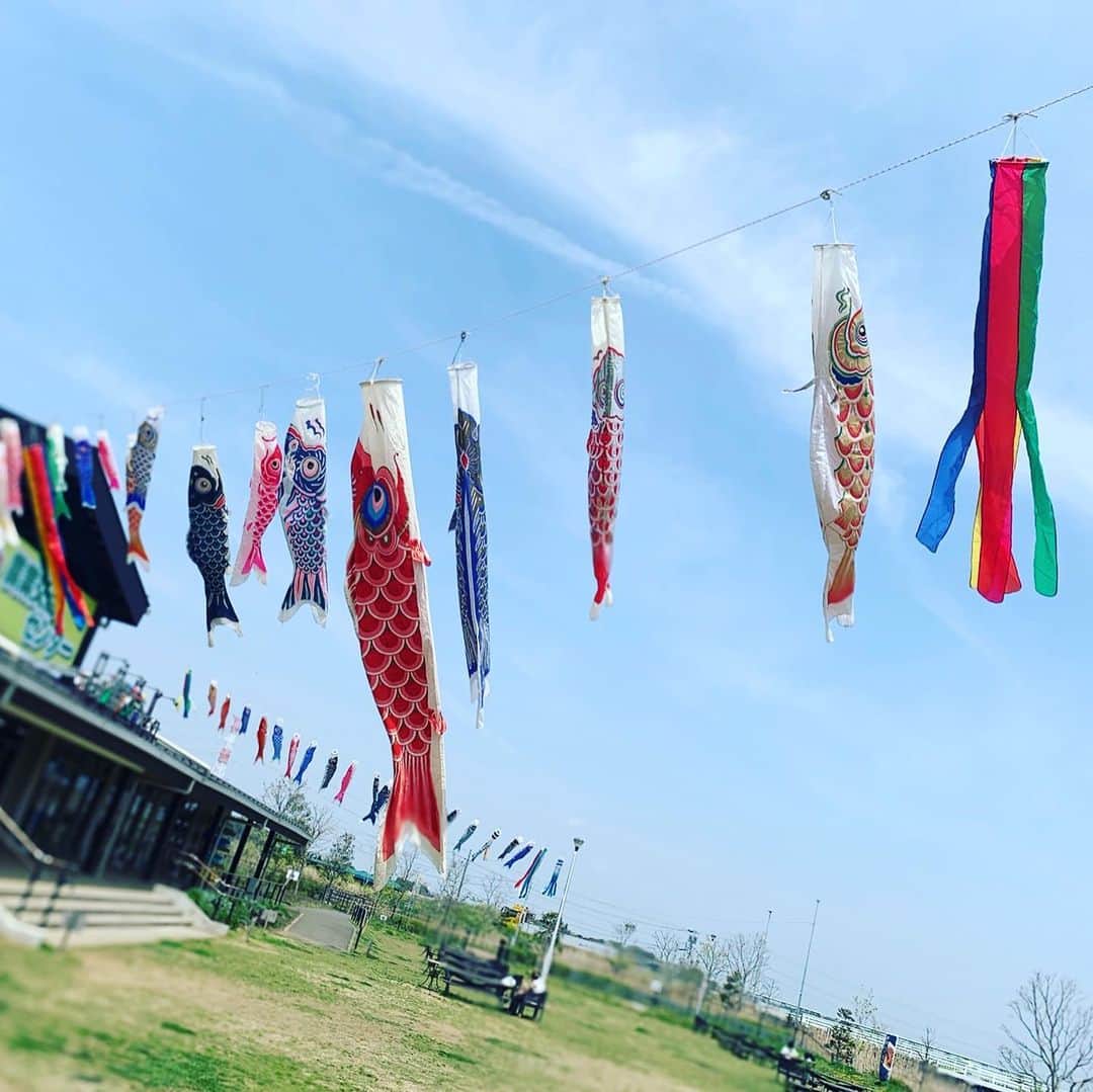 道の駅やちよさんのインスタグラム写真 - (道の駅やちよInstagram)「サイクリングには、 もってこいの季節になってきました！ やちよ農業交流センターにて 新しく「サイクルラック」開設しました。 ロード乗りの皆さんお待ちしてます。 お隣の「みんなのレストラン」でティータイムはどうですか？！ 鯉のぼりもみんなでお待ちしてます。 #ロードバイク　#ロード乗り　#サイクリング　#みんなのレストラン #こいのぼり　#サイクルラック　#やちよ農業交流センター #道の駅やちよ」4月19日 12時55分 - michinoeki_yachiyo090720