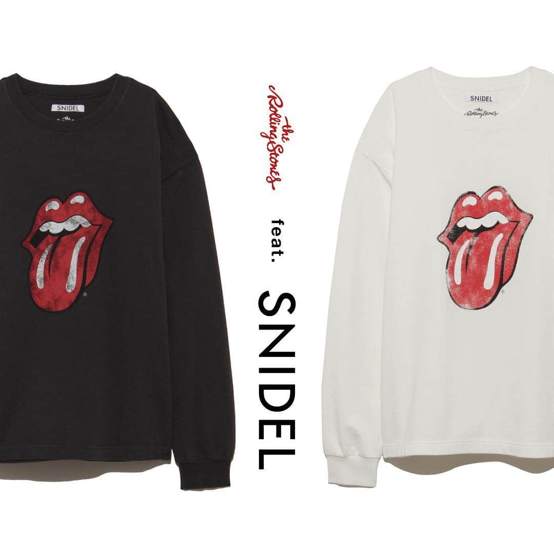 スナイデルさんのインスタグラム写真 - (スナイデルInstagram)「SNIDEL feat. THE ROLLING STONES  4/19(FRI) ONLINE 予約販売START! 4/27(SAT) 全国店舗先行販売START! #therollingstones #SNIDEL #スナイデル」4月19日 14時15分 - snidel_official