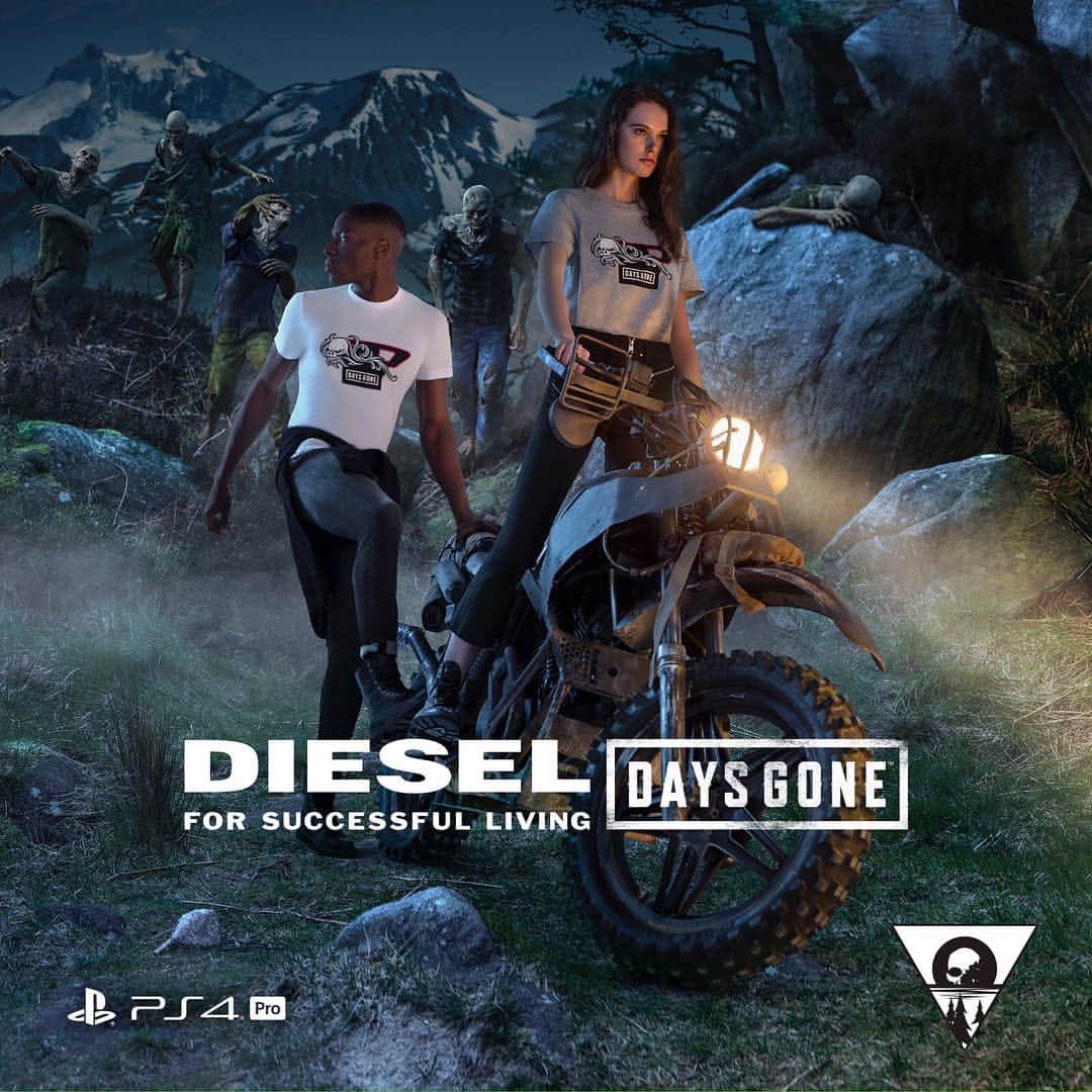 PlayStationさんのインスタグラム写真 - (PlayStationInstagram)「PlayStation and @Diesel have joined forces to create Diesel X Days Gone, a clothing collection that blends moto-influences with biker style, inspired by the world of Days Gone on PS4.  The Diesel X Days Gone collection is available starting April 19 in Europe and Japan via Diesel’s online store and in participating Diesel stores within those regions. Days Gone launches on April 26, exclusively for PS4.」4月19日 16時00分 - playstation