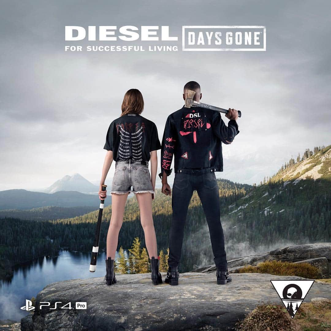 PlayStationさんのインスタグラム写真 - (PlayStationInstagram)「PlayStation and @Diesel have joined forces to create Diesel X Days Gone, a clothing collection that blends moto-influences with biker style, inspired by the world of Days Gone on PS4.  The Diesel X Days Gone collection is available starting April 19 in Europe and Japan via Diesel’s online store and in participating Diesel stores within those regions. Days Gone launches on April 26, exclusively for PS4.」4月19日 16時00分 - playstation