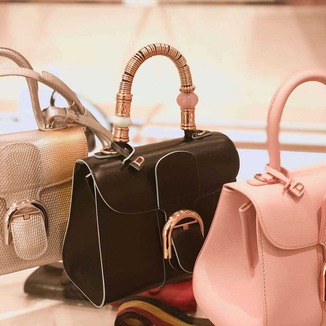 梅谷安里さんのインスタグラム写真 - (梅谷安里Instagram)「@delvaux 心斎橋のpartyへ💕 2019年春夏コレクション限定「l'xxl」🌸 デザイナーのジャンコロナさんとのコラボバックのお披露目でした❤️ ・ ・ 他にも可愛いものがありすぎて 色物bagが欲しくなった🥺❤️ やっぱり路面店は広くてみやすいね！！ #delvaux#bag #shopping #デルボー」4月19日 16時47分 - anriworld