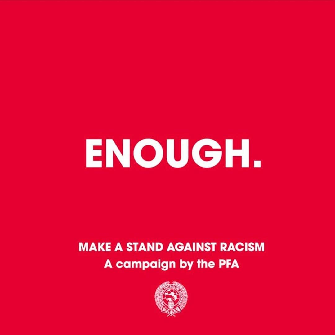 ケレチ・イヘアナチョさんのインスタグラム写真 - (ケレチ・イヘアナチョInstagram)「#Enough  We are making a stand against racist abuse. We recognise that our platforms come with responsibility, and so we are using our voice to stand against racist abuse.  Together, we are calling on social media platforms and  footballing bodies to do more」4月19日 17時02分 - kelechi72