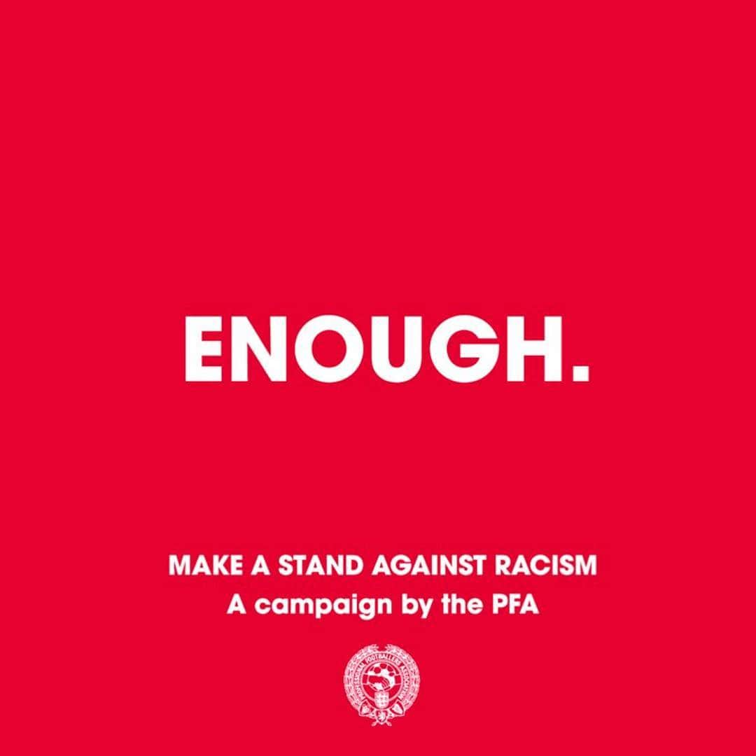 カラム・ウィルソンさんのインスタグラム写真 - (カラム・ウィルソンInstagram)「#Enough  We are making a stand against racist abuse.  We recognise that our platforms come with responsibility, and so we are using our voice to stand against racist abuse.  Together, we are calling on social media platforms and footballing bodies to do more!」4月19日 17時13分 - callumwilson