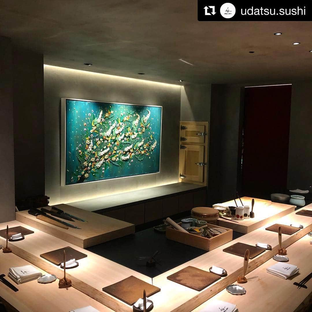 リー・ウネ・ヨンさんのインスタグラム写真 - (リー・ウネ・ヨンInstagram)「#이혜영  #udatsusushi #도쿄에있는 #나의그림들 #잘있꾼 #regram  @udatsu.sushi @todining  絵が変わりました。  The picture has changed.  #寿司屋#鮨屋#東京#鮨#寿司#鮨職人#板前#寿司職人#宇田津鮨#中目黒#sushi#japan#一番 になる#todining#udatsusushi#tokyo#chef#グルメ#新店舗#作品」4月19日 17時29分 - leehaeyoung1730