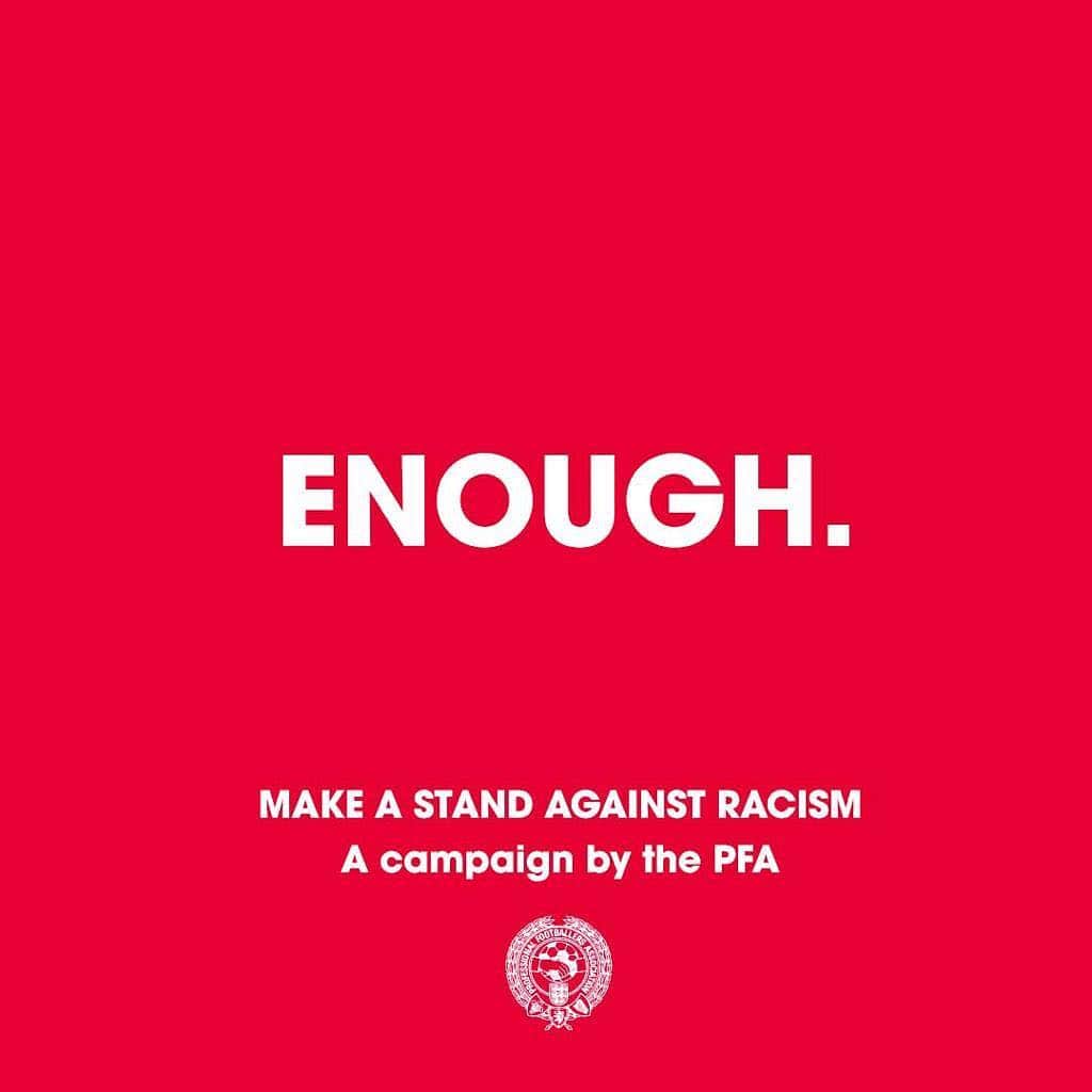 ジェンマ・ボナーさんのインスタグラム写真 - (ジェンマ・ボナーInstagram)「#Enough  We are making a stand against racist abuse.  We recognise that our platforms come with responsibility, and so we are using our voice to stand against racist abuse.  Together, we are calling on social media platforms and footballing bodies to do more!」4月19日 17時39分 - gembon23