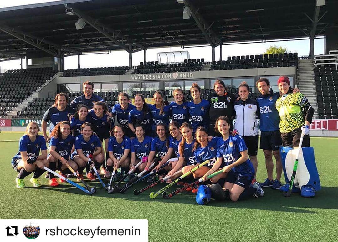 レアル・ソシエダさんのインスタグラム写真 - (レアル・ソシエダInstagram)「#Repost @rshockeyfemenin  TODAY IS THE DAY💪🏽 Primer partido VS GHC Ritm Grodno 🕚 12:15 📺 Eurohockey TV」4月19日 17時56分 - realsociedad