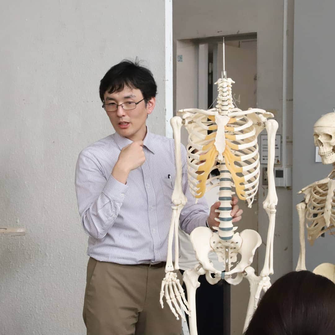 東京造形大学 Tokyo Zokei Universityさんのインスタグラム写真 - (東京造形大学 Tokyo Zokei UniversityInstagram)「_ 「彫刻表現論A」（彫刻専攻領域・2年生） 今日は解剖生理学に基づく人体構造の見方を学びました。 ・ 身体の構造を様々な角度から観察し、 各部位の動きの仕組み、 専門用語などについて理解を深めました。 ・ 人体の構造を知ることで、造形の技量を高め、 より自由で豊かな表現力を身に付けることが出来ます。 ・ #東京造形大学 #美大 #美術 #デザイン #人体 #人体模型 #解剖生理学 #彫刻 #tokyozokeiuniversity #art #design #anatomy #sculpture #anatomicalmodel」4月19日 17時56分 - tokyo_zokei_univ_official