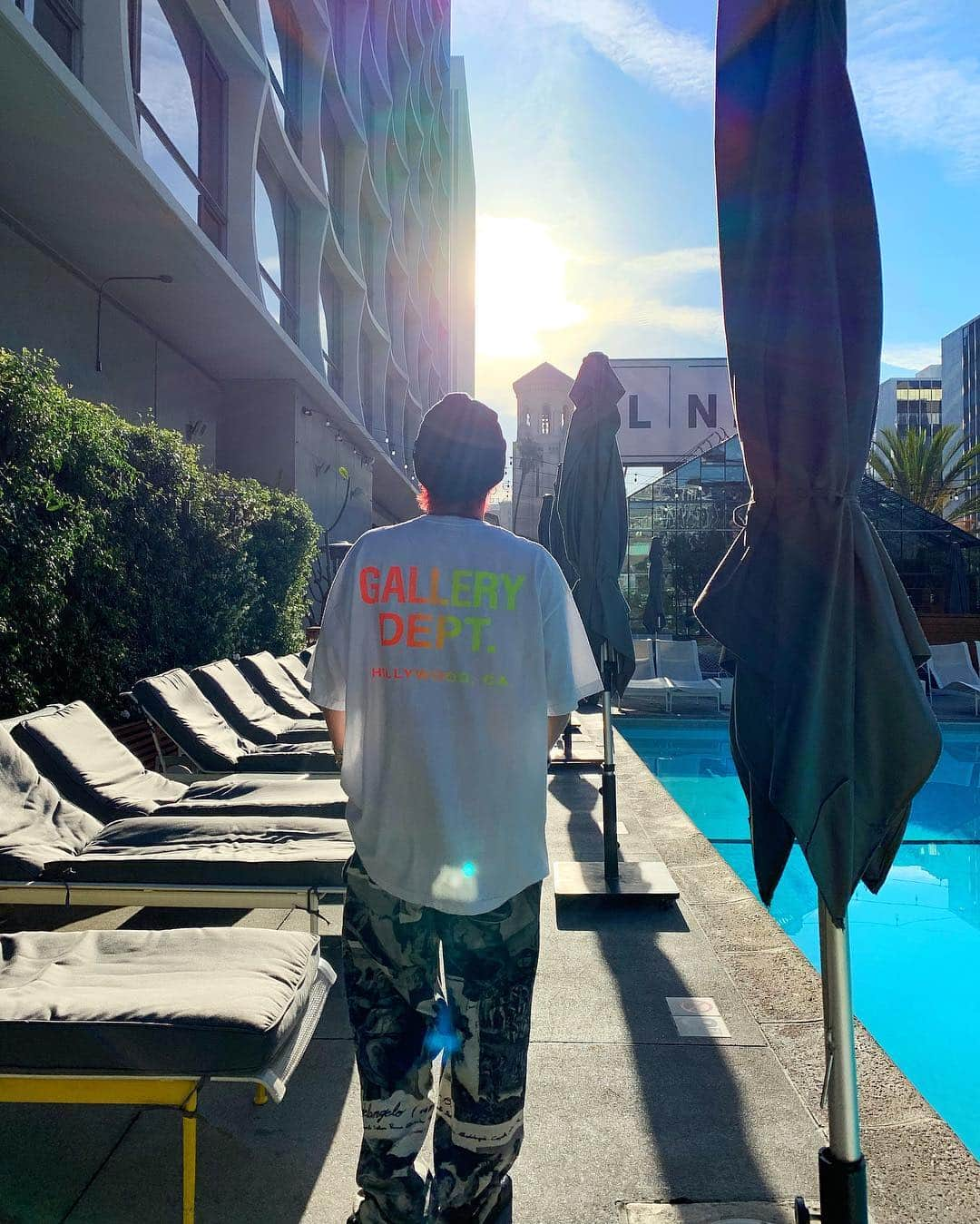 高木琢也さんのインスタグラム写真 - (高木琢也Instagram)「ラースト☀️😆🧡 #morning #pool」4月19日 18時23分 - takagi_ocean