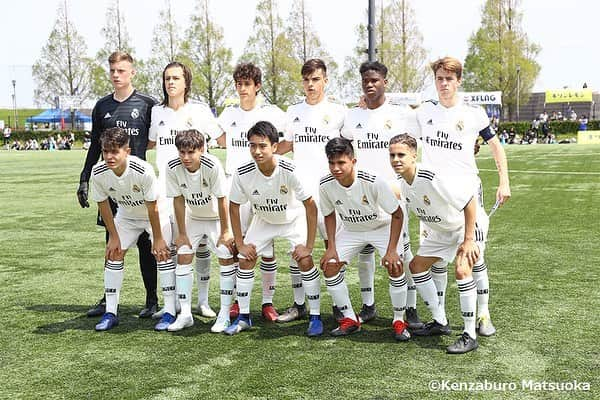 Football ZONE Webのインスタグラム：「. 🏆U16キリンレモンカップ2019 📅4/19（金） ⚽️レアル・マドリード（4-1）東京ヴェルディ  #レアル #RealMadrid #中井卓大 #ピピ #東京ヴェルディ #verdy」