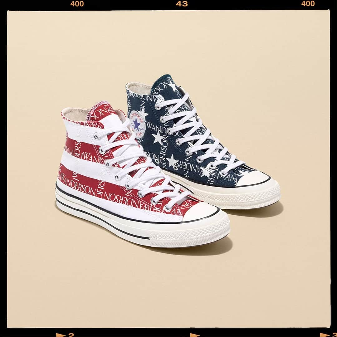 JWアンダーソンさんのインスタグラム写真 - (JWアンダーソンInstagram)「FLAG GRID CHUCK TAYLOR @CONVERSE AVAILABLE ONLINE AND AT JW ANDERSON WORKSHOPS #CONVERSEXJWANDERSON #RUNSTARHIKE #JWANDERSON #CONVERSE」4月19日 19時21分 - jw_anderson