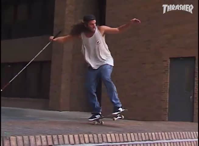 スラッシャーのインスタグラム：「Dedication @danthemancina 💪🏽 Watch his ‘TCB’ ROUGH CUT on ThrasherMagazine.com 📡 🎬 @stevisfilmz」