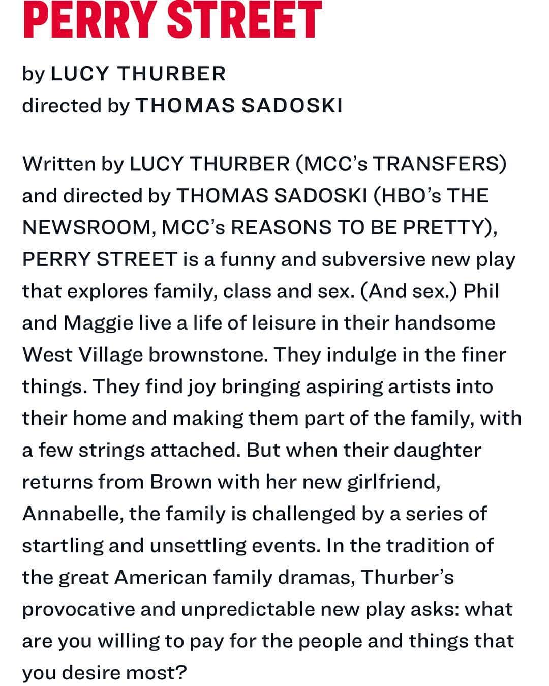 トーマス・サドスキーさんのインスタグラム写真 - (トーマス・サドスキーInstagram)「Genuinely thrilled to see this in print. My directorial debut next year. 🎭 🐀」4月19日 21時55分 - thomas_sadoski