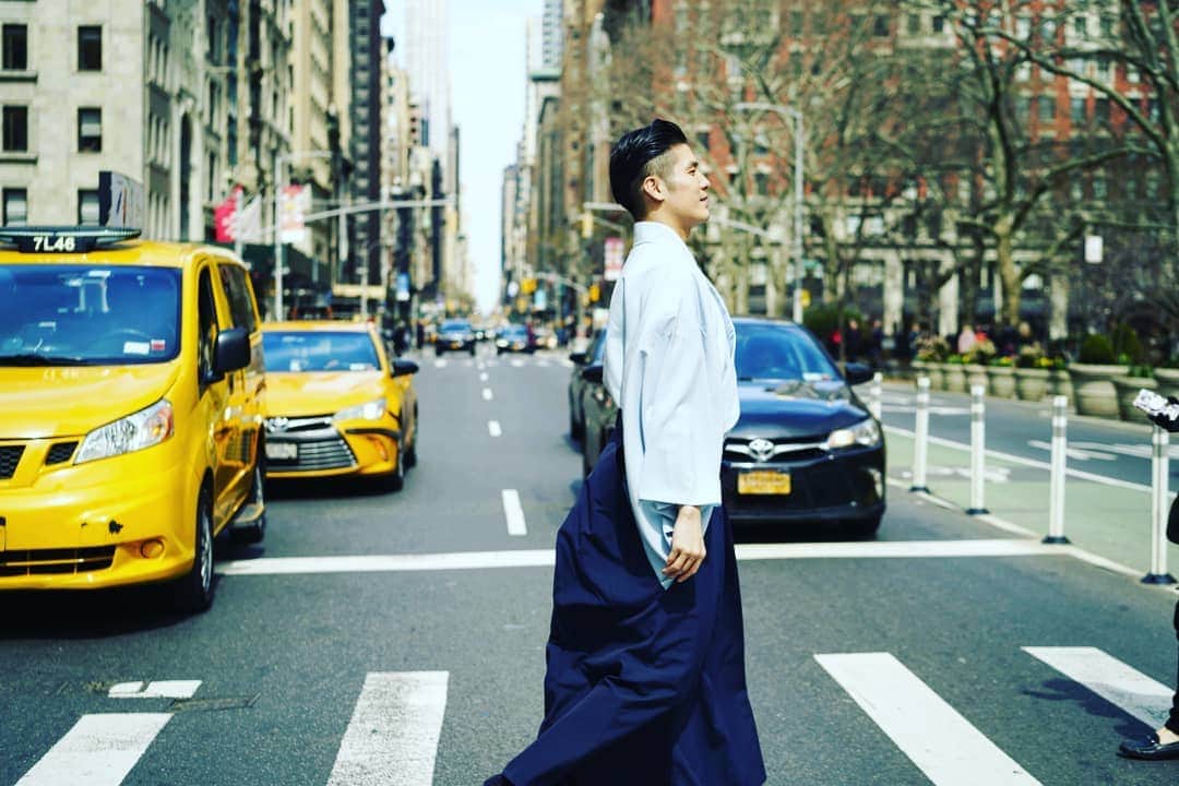 梅川壱ノ介（舞踊家）のインスタグラム：「UMEKAWAICHINOSUKE IN NEWYORK.  #梅川壱ノ介 #ニューヨーク #アメリカ #マンハッタン #舞踊家 #umekawaichinosuke #newyork #manhattan」