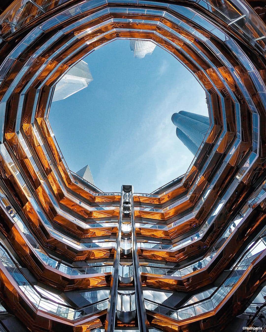 nathparisのインスタグラム：「The Vessel ✨ @nycgo @xlairways  #seeyourcity #xlairways #partners」