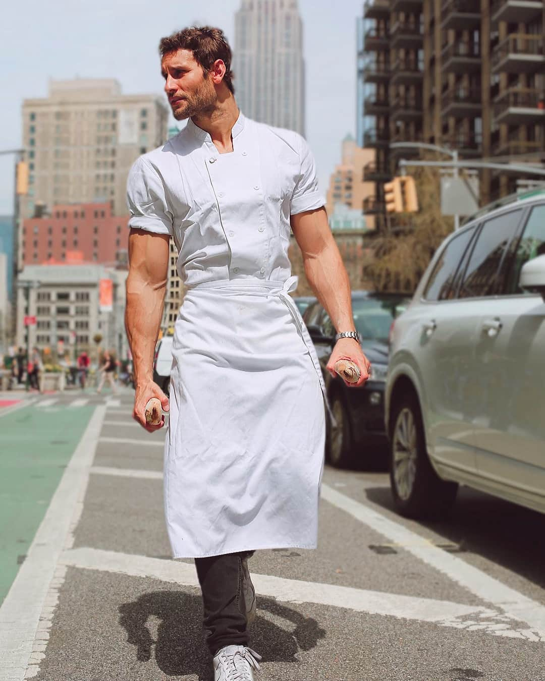 フランコ・ノリエガさんのインスタグラム写真 - (フランコ・ノリエガInstagram)「A NEW YORK CHEF, ALWAYS ON THE RUN! . . . #chef #babybrasa #lovemyjob #cook #cooking #delicious #restaurant #yummy #foodgasm #healthy #love #instagood #gourmet #kitchen #babybrasa」4月19日 22時27分 - franconorhal