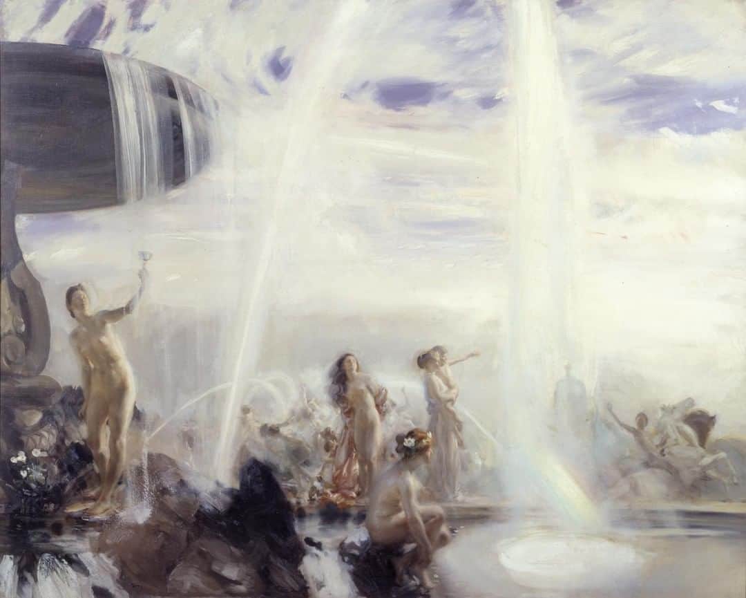 テート・ギャラリーさんのインスタグラム写真 - (テート・ギャラリーInstagram)「Where are you splashing about this long weekend? 🌊 🌊 🌊  Charles Sims, The Fountain 1907–8, Tate collection.」4月19日 22時43分 - tate
