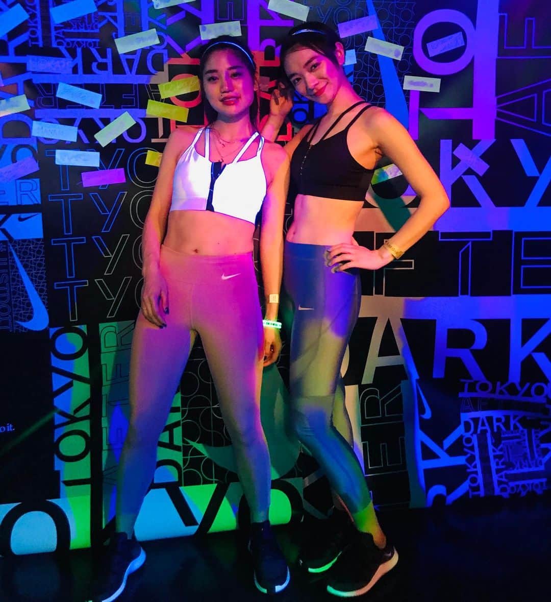 笛木陽子さんのインスタグラム写真 - (笛木陽子Instagram)「. . NIKEのイベントTokyoafterdarkへ💘 . すっごく楽しかった！ 筋肉痛すごいけど、こんなに楽しいエクササイズならストレス発散になるし、頑張れる👏🏻✨ . . #nike#event#exercise#music#dj#tokyo#vivigirl#model#enjoy#tokyoafterdark#ナイキ#暗闇エクササイズ#運動#楽しすぎる#ストレス発散#スポーツウェア#お洒落」4月19日 23時14分 - yoko_fueki56