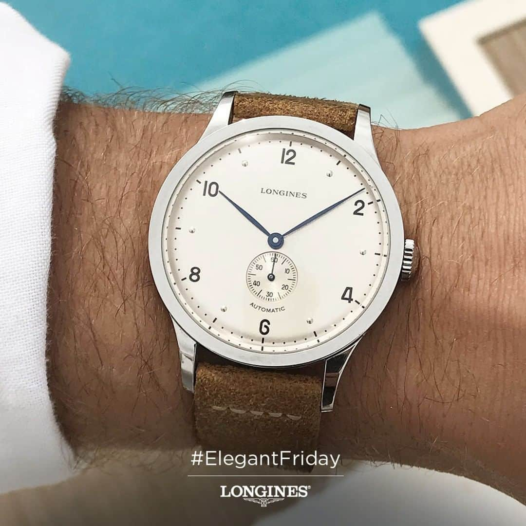 ロンジンさんのインスタグラム写真 - (ロンジンInstagram)「#ElegantFriday is back! Thanks to @vintagelongines for this nice shot of the #LonginesHeritage1945. #EleganceisanAttitude」4月19日 23時25分 - longines