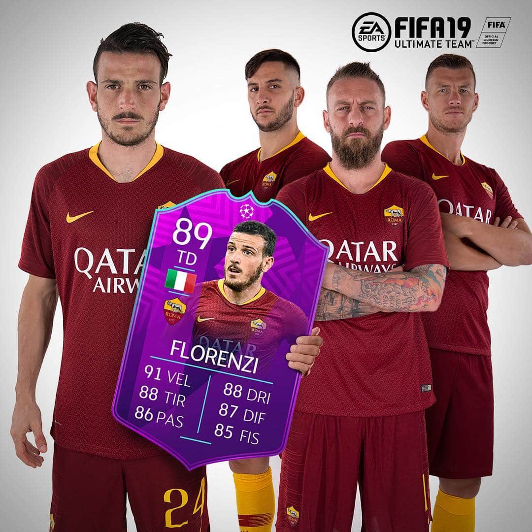 ASローマさんのインスタグラム写真 - (ASローマInstagram)「8️⃣9️⃣ @florenzipertelethon 🤩 Have you completed his #UCL Moments SBC on #FIFA19?」4月19日 23時35分 - officialasroma