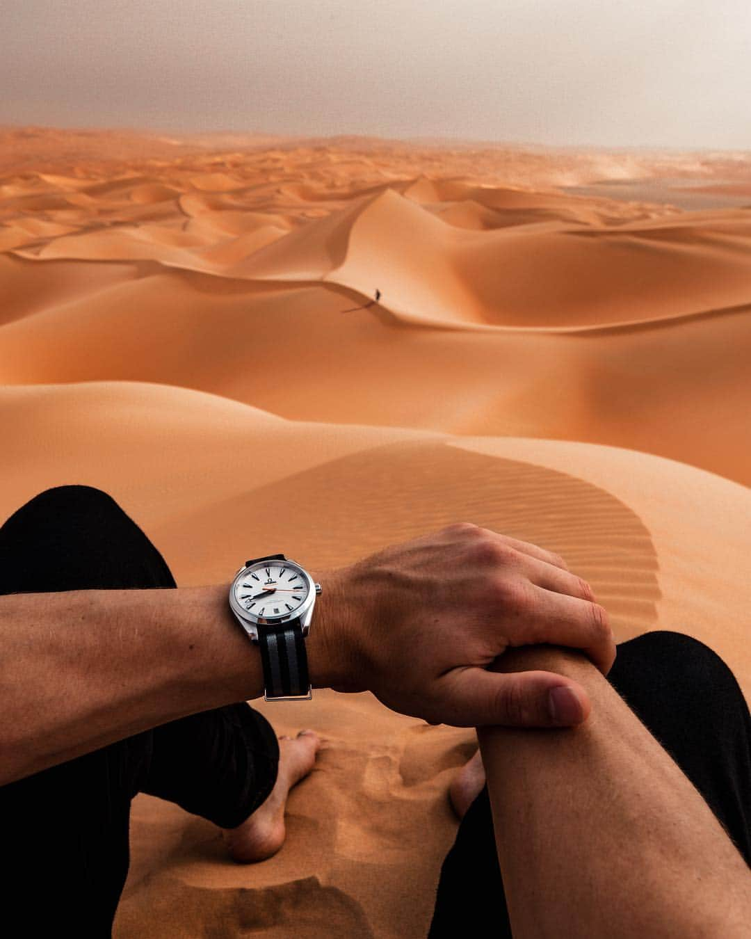 オメガさんのインスタグラム写真 - (オメガInstagram)「#Seamaster / #OMEGAmychoice When adventure calls, an #OMEGANATO strap is the perfect answer. @WatchLuke wears his on a #SeamasterAquaTerra」4月19日 23時51分 - omega