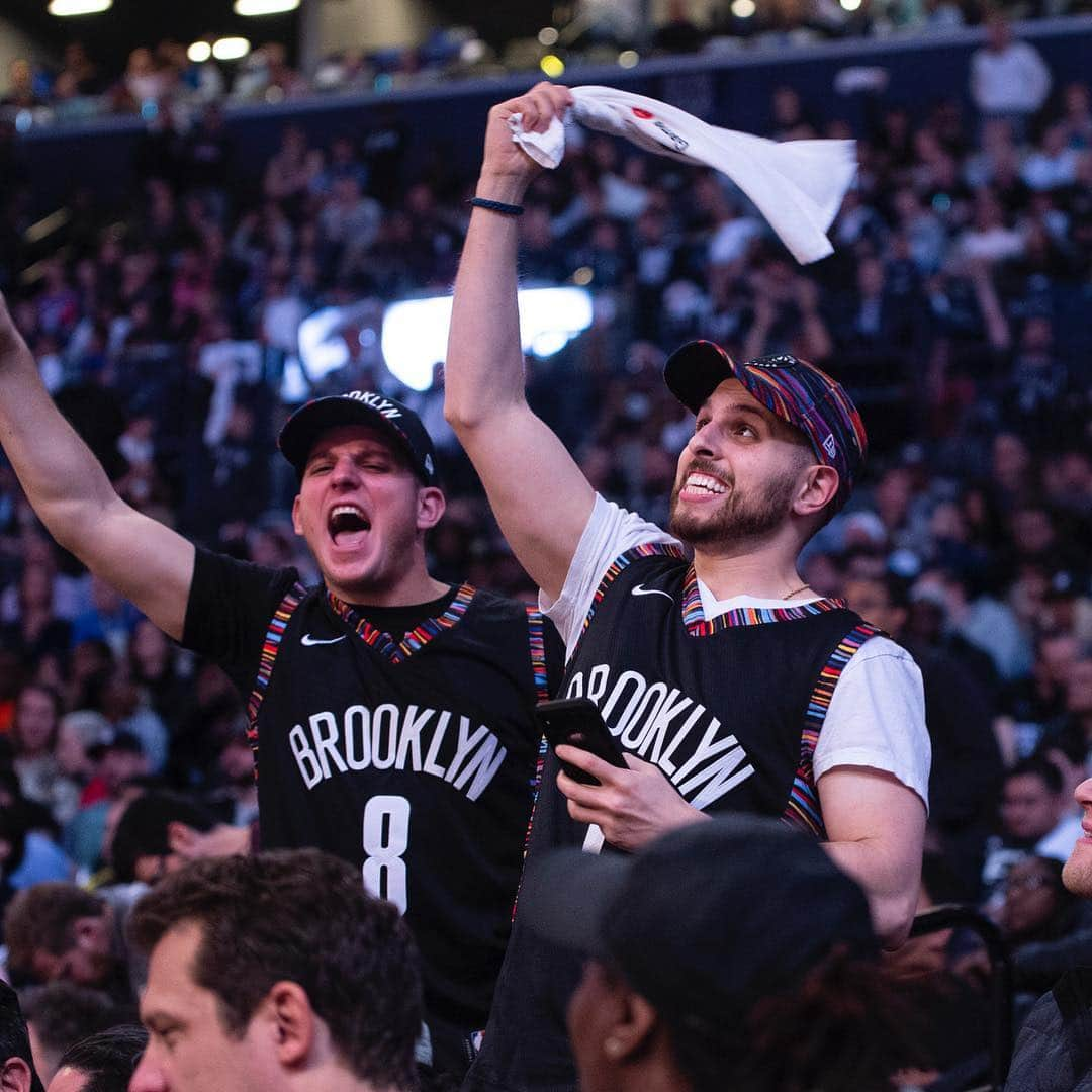 Brooklyn Netsさんのインスタグラム写真 - (Brooklyn NetsInstagram)「You were incredible, Brooklyn. Gonna need that again tomorrow 🙌🙌🙌」4月20日 0時06分 - brooklynnets