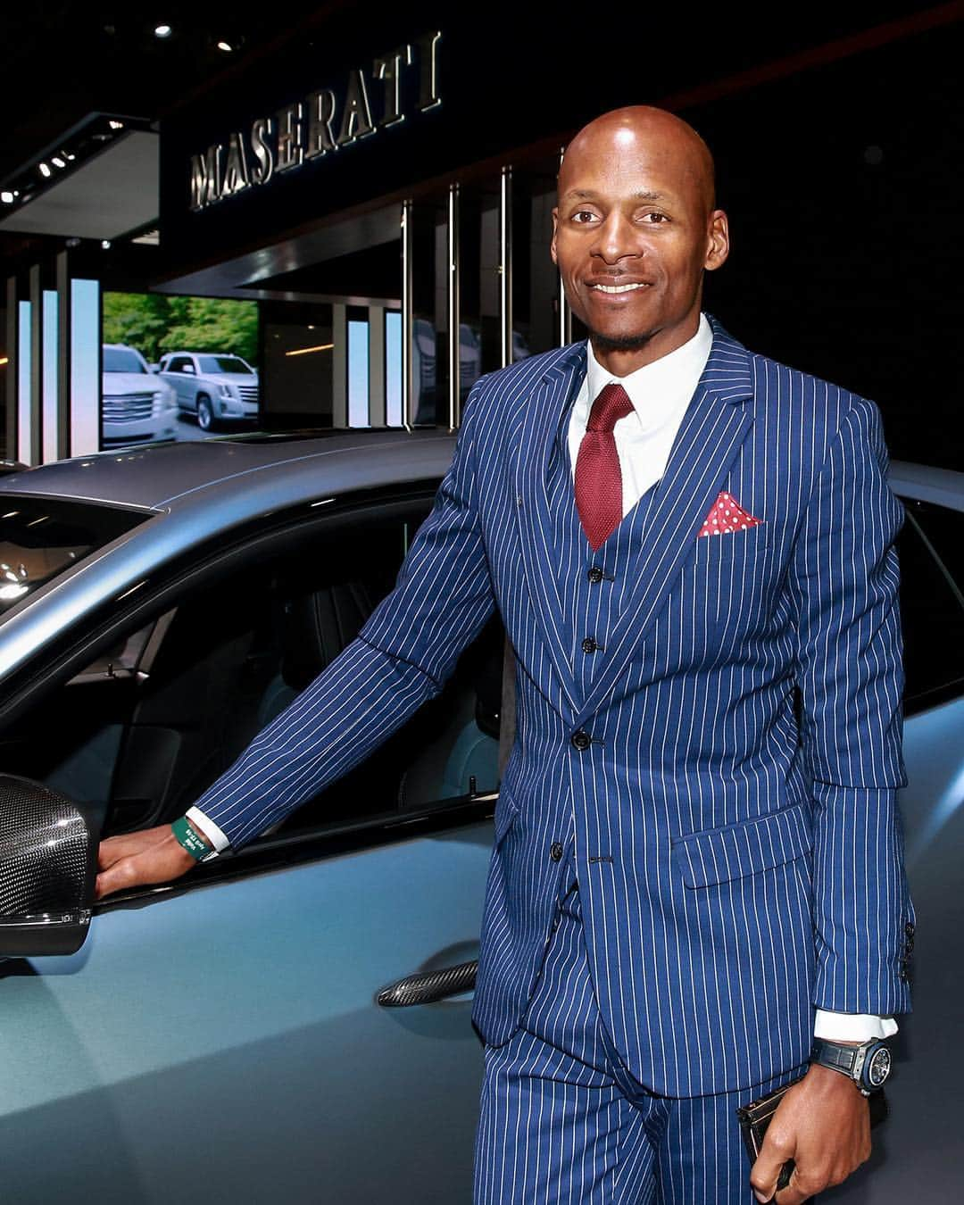 マセラティさんのインスタグラム写真 - (マセラティInstagram)「Just as Ray Allen was a star on the court, the world debut of his #MaseratiLevanteGTS ONE OF ONE is the star of the 2019 New York International Auto Show #NYIAS. #Maserati @trayfour」4月20日 0時15分 - maserati