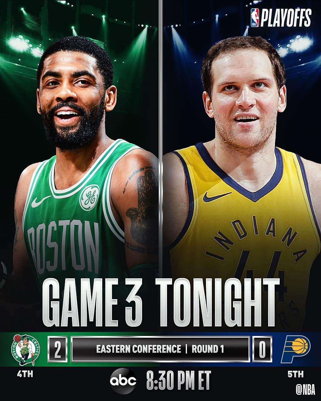 NBAさんのインスタグラム写真 - (NBAInstagram)「Tonight’s #NBAPlayoffs action tips off at 7:00pm/et on ESPN!」4月20日 0時43分 - nba