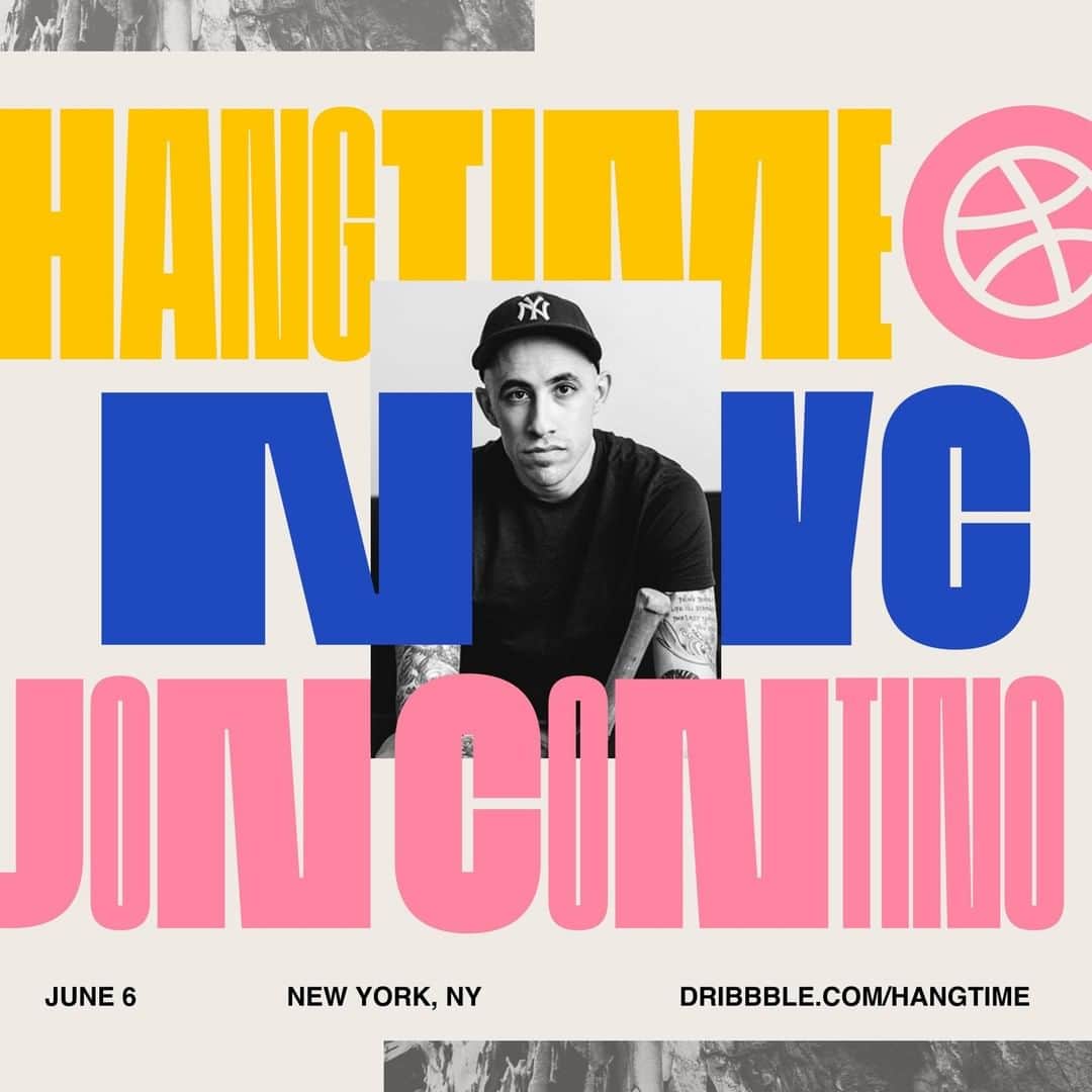 Dribbbleさんのインスタグラム写真 - (DribbbleInstagram)「"Being creative is about doing fun stuff like this. It's about pushing the boundaries" @joncontino is speaking at Hang Time, our one-day design fest. Save $100 on your ticket w/discount code hangtimesocial. Link in bio.⠀ ⠀ #dribbble #hangtimenyc #joncontino」4月20日 0時52分 - dribbble