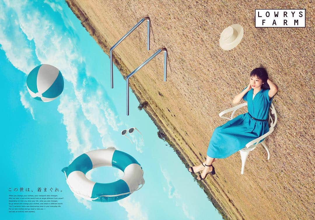 吉田ユニさんのインスタグラム写真 - (吉田ユニInstagram)「LOWRYS FARM 2019 Summer #poolside  #pool #lowrysfarm #長澤まさみ #夏帆 #summer #newscape」4月20日 1時23分 - yuni_yoshida