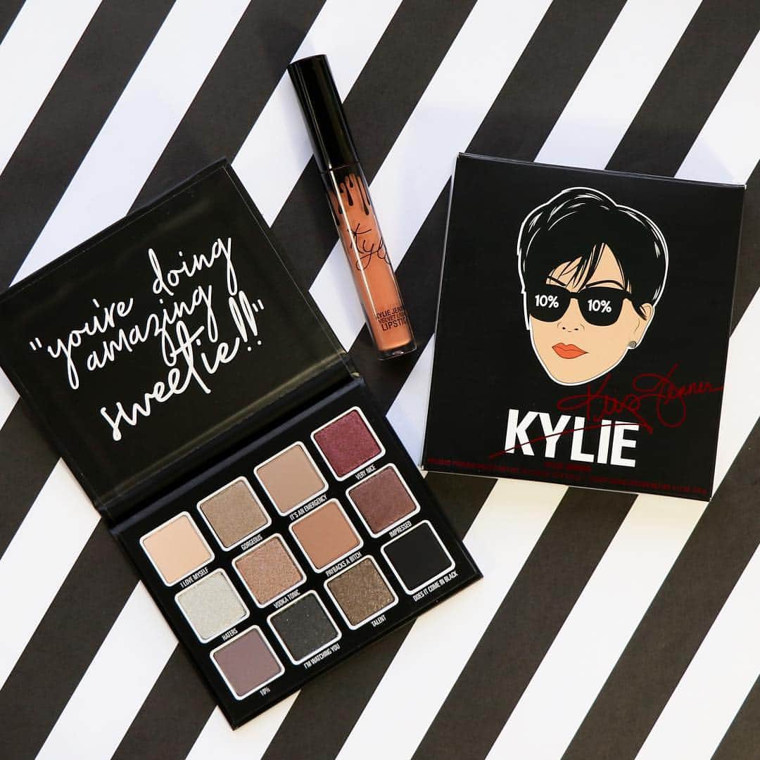 Kylie Cosmeticsさんのインスタグラム写真 - (Kylie CosmeticsInstagram)「Exclusive to @ultabeauty!! The @KrisJenner Gift Set launches in all stores this Sunday! $49 for the Kris palette and Todd Kraines velvet lip liquid lipstick... the perfect gift for #MothersDay (or to treat yourself!)」4月20日 1時25分 - kyliecosmetics