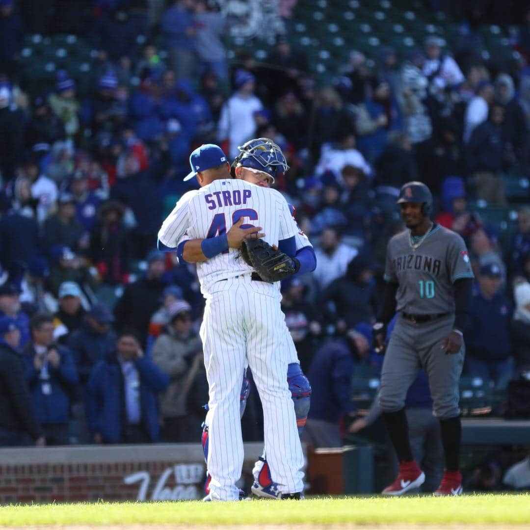 シカゴ・カブスさんのインスタグラム写真 - (シカゴ・カブスInstagram)「#Cubs win! That’s four in a row! #EverybodyIn」4月20日 6時56分 - cubs