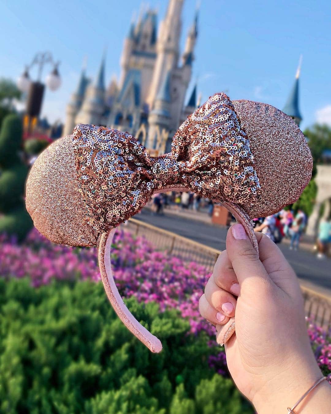Walt Disney Worldのインスタグラム：「Now available in Briar Rose Gold... music to our ears! ✨#BriarRoseGold #WaltDisneyWorld (📷: @emilymacri)」