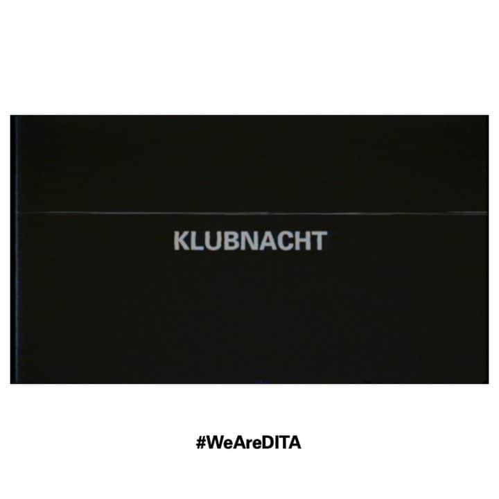 ディタのインスタグラム：「It’s Friday. It’s Klubnacht. #DITAeyewear presents Meredith on the dials. And the dance floor #WeAreDITA」