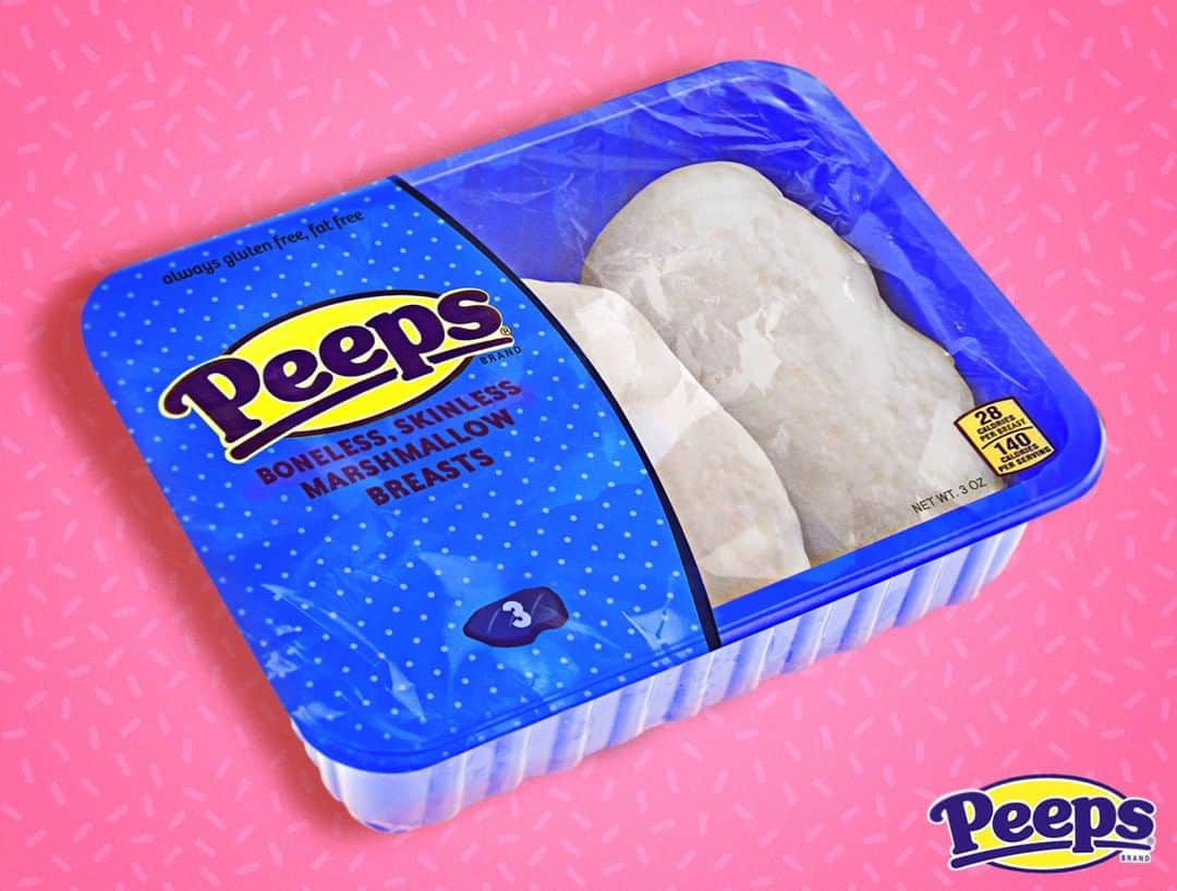 ジ・オニオンさんのインスタグラム写真 - (ジ・オニオンInstagram)「Peeps Unveils New Boneless, Skinless Marshmallow Breasts」4月20日 2時44分 - theonion