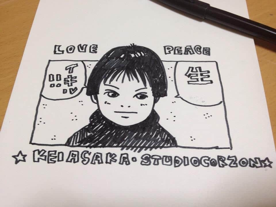 浅香圭（コラゾン）さんのインスタグラム写真 - (浅香圭（コラゾン）Instagram)「筆ペン楽描まんが☆♫ #graffiti#らくがき#art#baby #イラスト#お弁当#マンガ#アート #ipad#福岡#モデル #イケメン#ダンス#新宿 #パン#舞台#comic#カメラ #japan#ラーメン #おかず#うどん #イベント#メイク#筆ペン #撮影#らくがき#ヘアスタイル #artwork#映画」4月20日 3時21分 - keiasaka