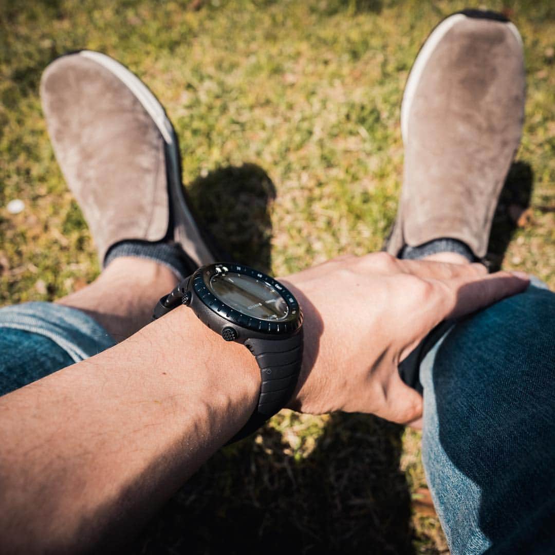 のりごとーのインスタグラム：「気に入ったnewアイテムたち😊 #suuntocoreallblack #junglemoc #japanbluejeans」