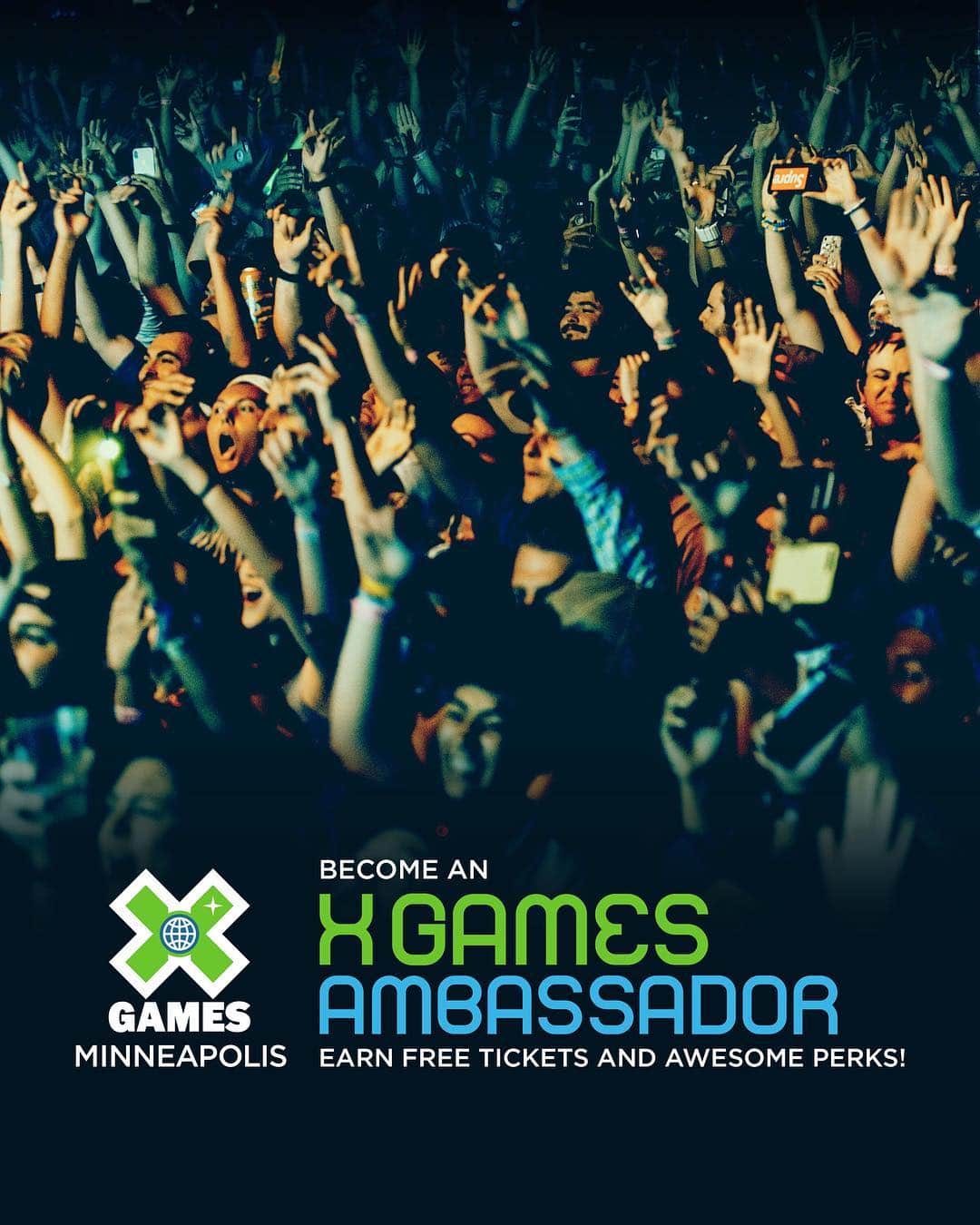 X Gamesさんのインスタグラム写真 - (X GamesInstagram)「Want to earn FREE #XGames Minneapolis 2019 music tickets and awesome perks? ⠀⠀⠀ Become an @xgames ambassador — link in bio!」4月20日 7時42分 - xgames